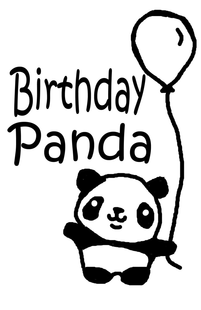 686x1060 Birthday Panda Panda's Panda