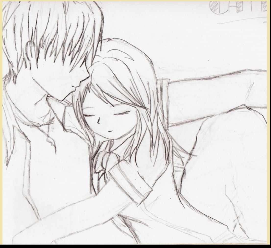 1107x1013 Anime Love Drawing Anime Love Drawing