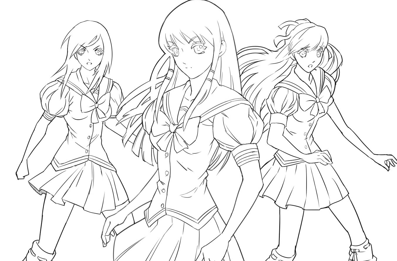 1352x890 Making Of An Anime Poster! Element Princess Part 3 (Continued