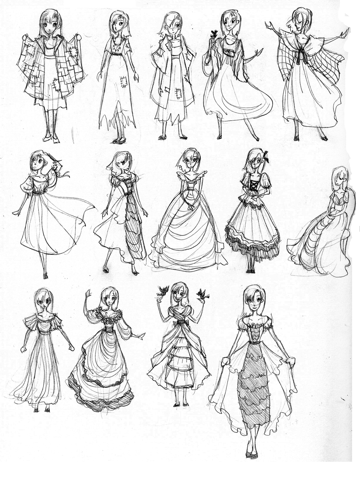 1200x1611 Princess Dress Designs Sketches Dress Designs