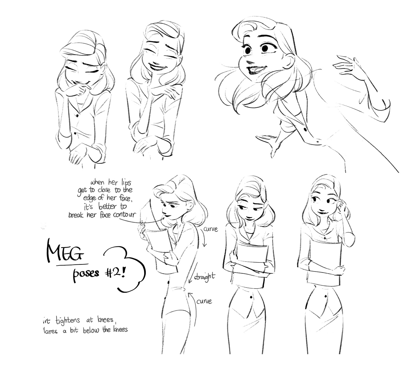 1600x1428 Character Design Artist Interviews Paperman Character Styles