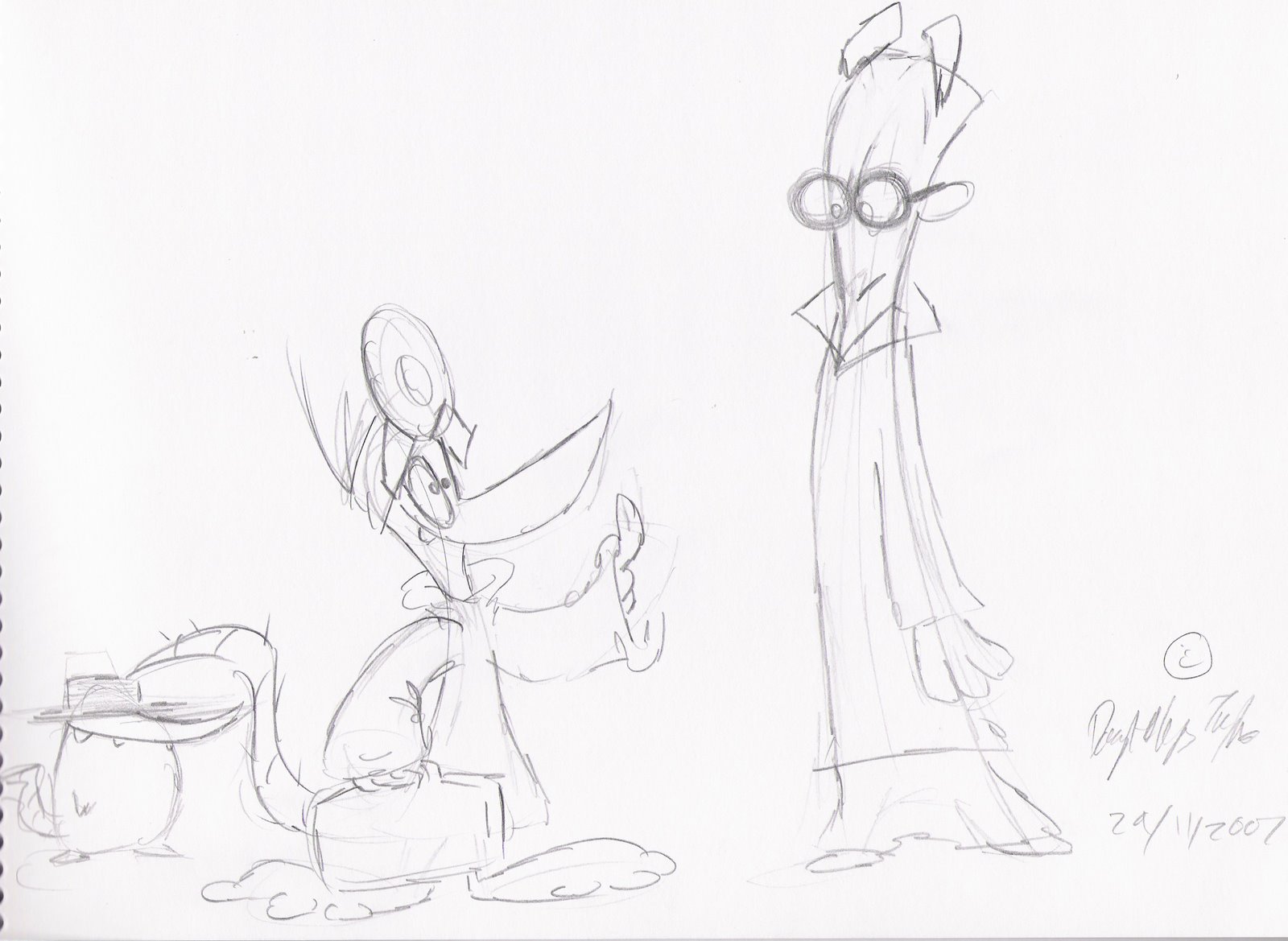 1600x1169 Animated Heads New Doodles