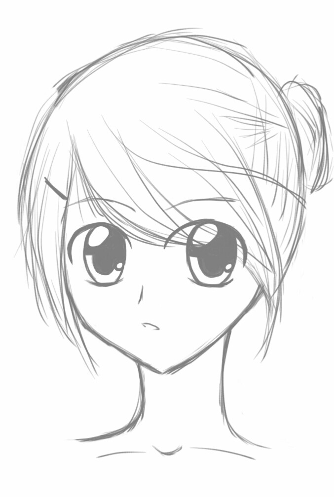 677x1008 Anime Sketch By Stringsforevea05