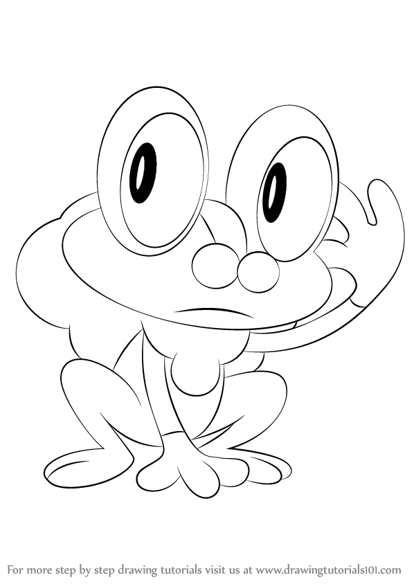 598x844 Learn How To Draw Froakie From Pokemon (Pokemon) Step By Step