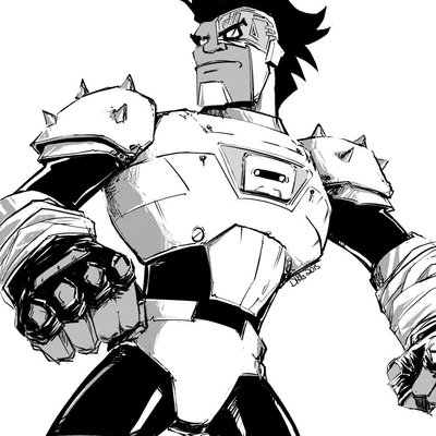 400x400 Cyborg (80's Anime Style) By Doughills