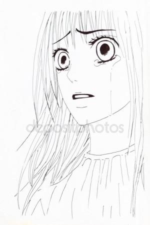 300x450 Drawing The Style Of Anime. Picture Of A Girl The Picture