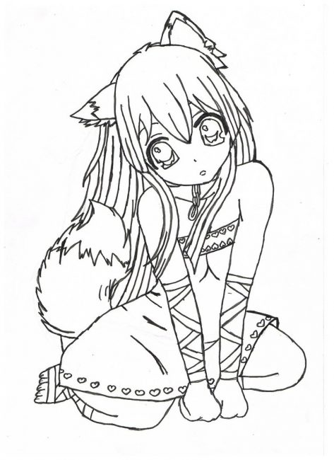 473x650 Anime Vampire Girl Coloring Pages A8 Nice Coloring Pages For Kids