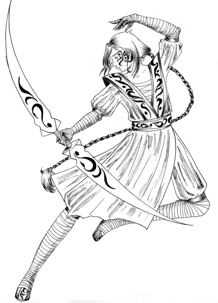 758x1055 Wind Warrior By Sacerfillia