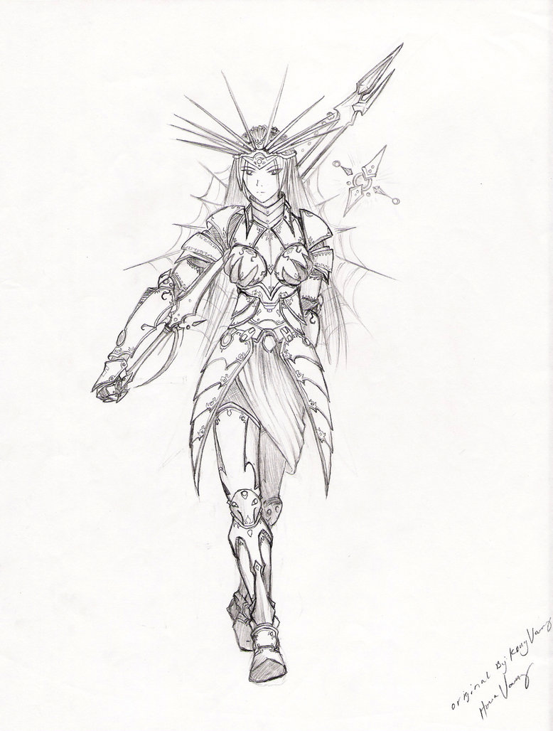 778x1028 Female Warrior 2 By Houa Vang