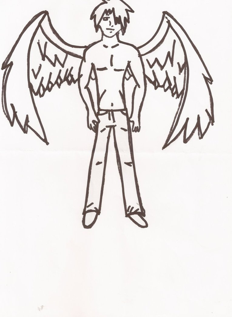 765x1045 Guy With Wings By Anime Queen619