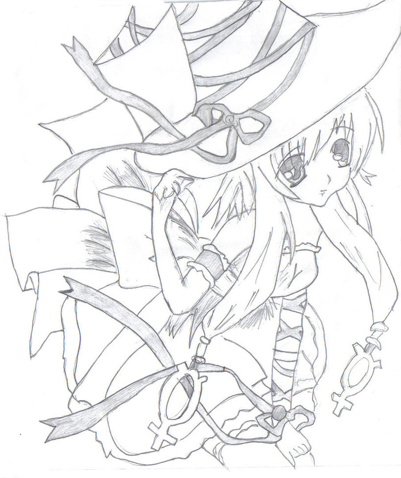 819x976 Anime Witch Drawing Anime Girl Halloween Witchyvayne