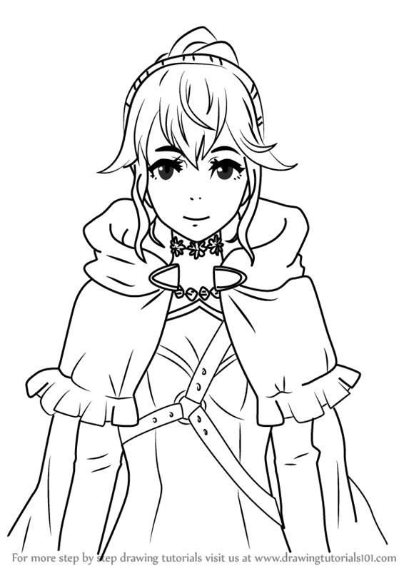 566x800 Learn How To Draw Anna From Fire Emblem (Fire Emblem) Step By Step