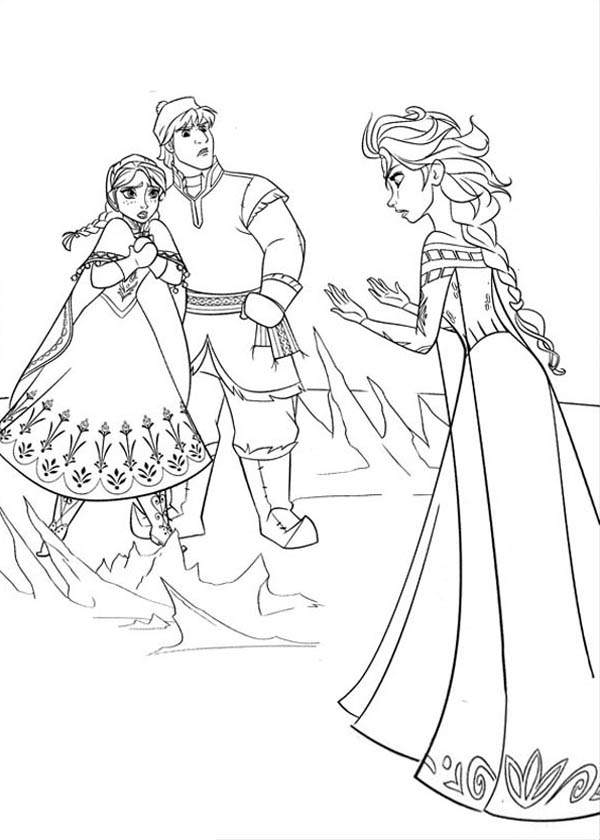 600x840 Anna And Elsa Frozen Coloring Pages Page Image Clipart Images