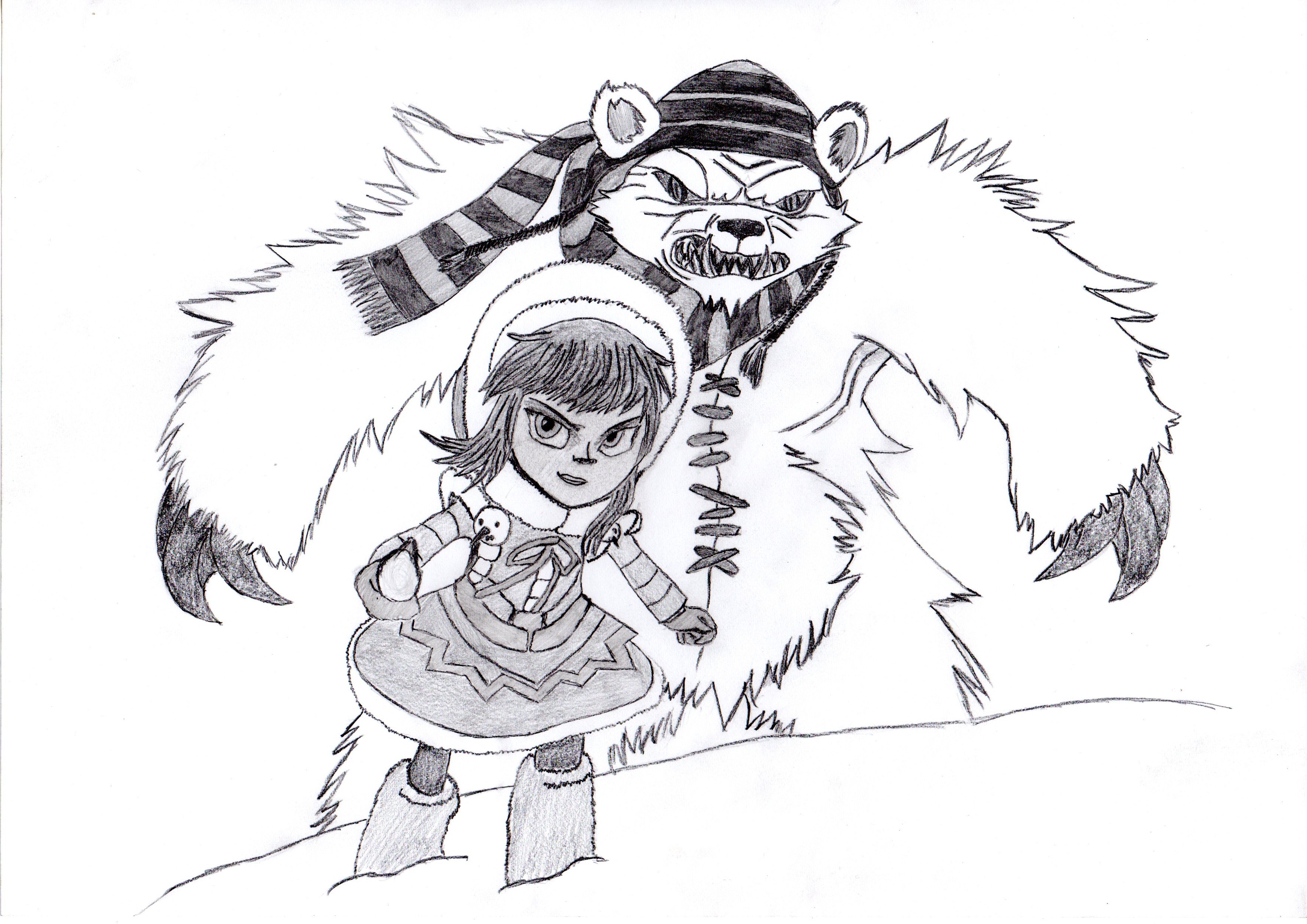 3509x2481 Annie The Dark Child Frostfire Edition By Origamisxl