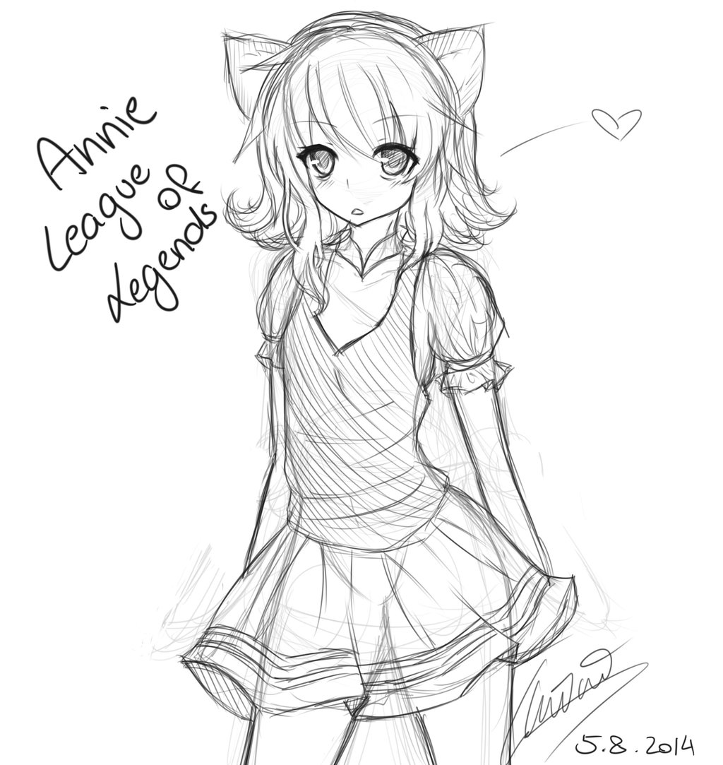 1024x1083 Sketch] Annie