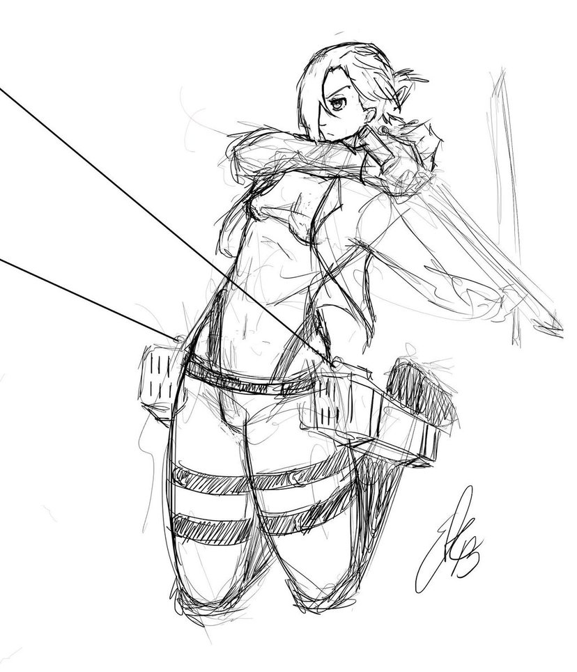 828x965 Annie 3d Gear By Commie Panda