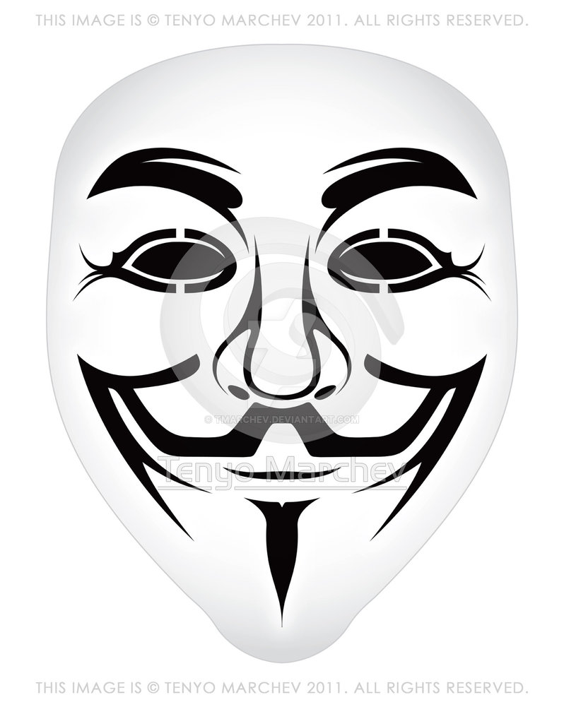 798x1001 Anonymous Vector Mask By Tmarchev By Tmarchev