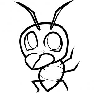 302x302 How To Draw How To Draw An Ant For Kids