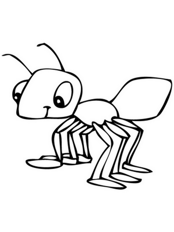 600x800 Perfect Ant Coloring Page 78 For Your World Coloring Page With Ant