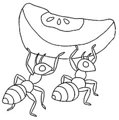 236x238 Ant Coloring Pages Ants Coloring Page For Kids Insects