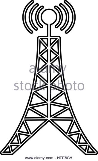 328x540 Drawing Satellite Antenna Communication Global Stock Photos