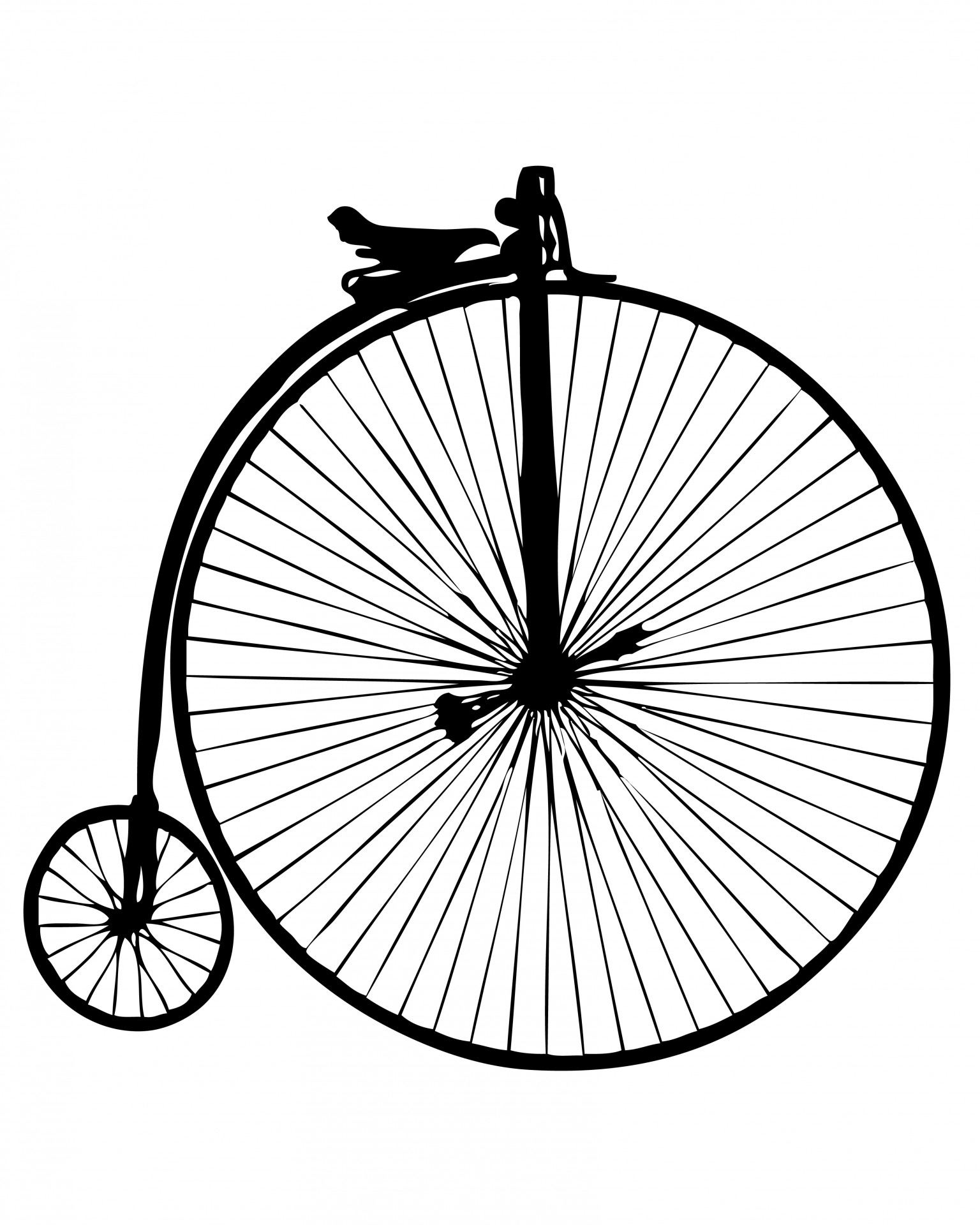 Колесо велосипед рисунок. Пенни фартинг. Велосипед пенни фартинг. Колесо со спицами. Старинный велосипед с большим колесом.