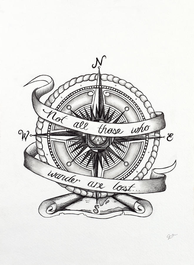 660x900 Compass Drawing Drawing By Jon Cotroneo Art Journal