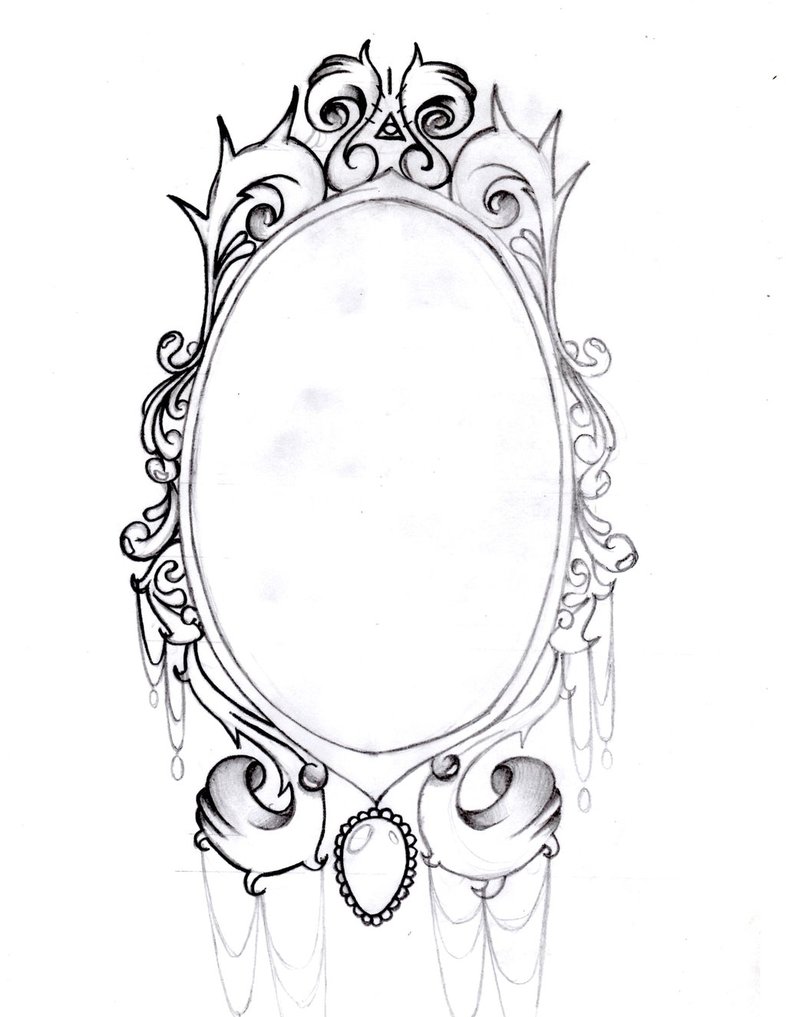 786x1017 Vintage Mirror Frame By Aimstar
