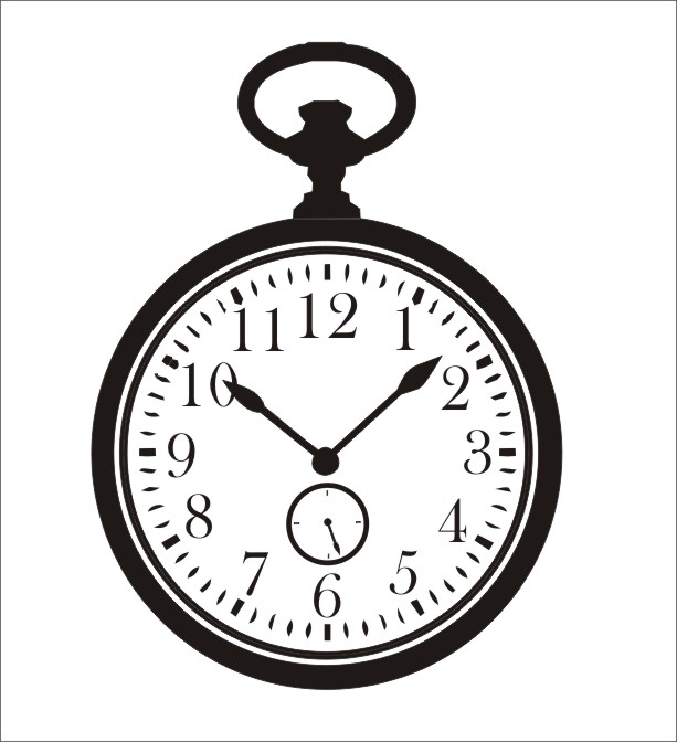 613x672 Vintage Pocket Watch