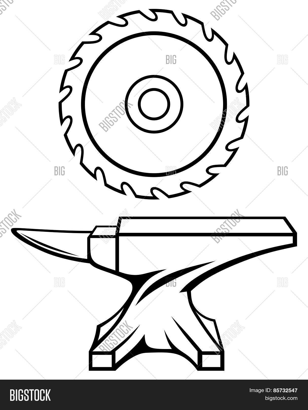 1215x1620 Circular Saw Blade Anvil Vector Amp Photo Bigstock