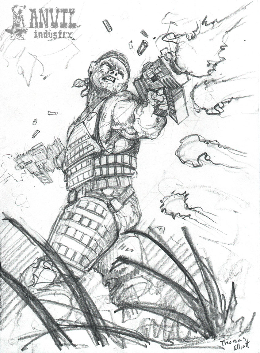 848x1153 Sketch Artwork For Our Upcoming Private Military Contractor Range