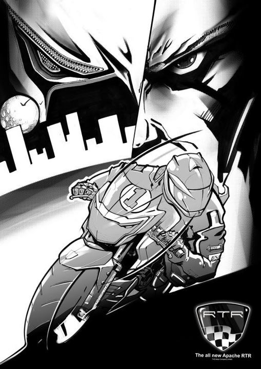 509x720 Tvs Apache Rtr 180 Official Sketch