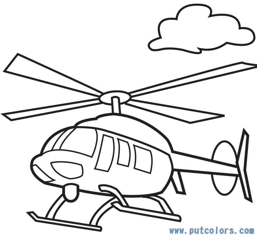 823x756 Printable Helicopter Coloring Pages Coloring Page