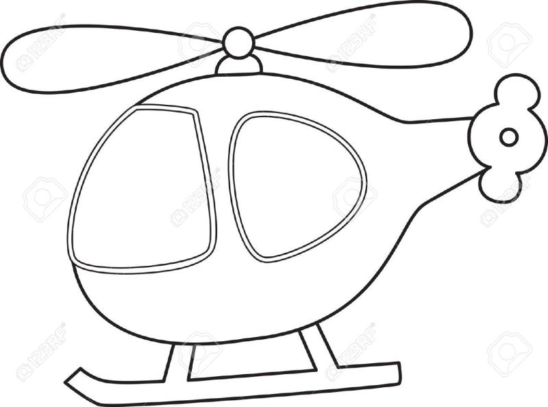 800x594 Helicopter Clip Art Black And White