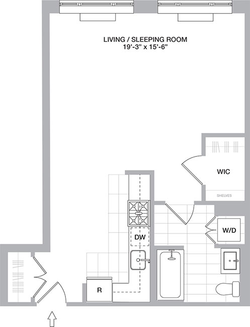 497x650 Floor Plans Sample Floor Plans Of The One Apartment Jersey City