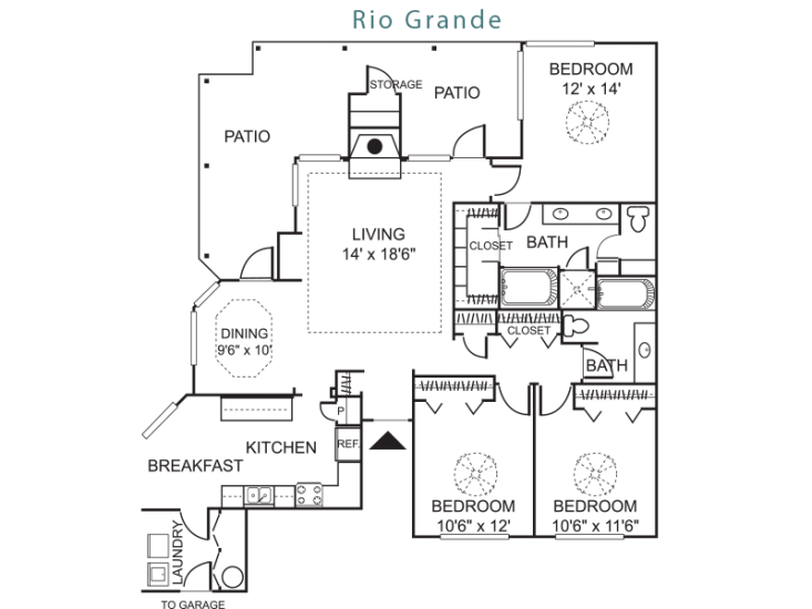 733x550 1 Amp 2 Bedroom Apartments In Round Rock Tx, 3 Bedroom Apartments
