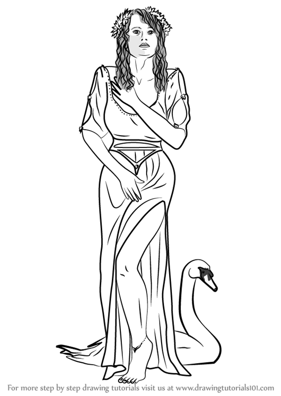 567x800 Learn How To Draw Aphrodite Goddess (Greek Gods) Step By Step