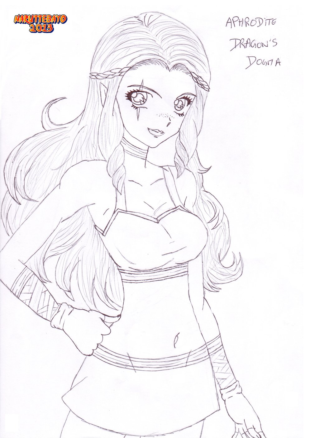 1024x1406 Dragons Dogma Aphrodite Drawing 2 By Naruttebayo67