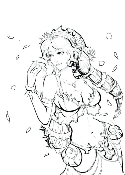 500x700 Aphrodite Coloring Page Coloring Page Coloring Home Greek Goddess
