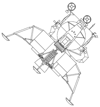 330x350 Apollo Lunar Lander Drawings