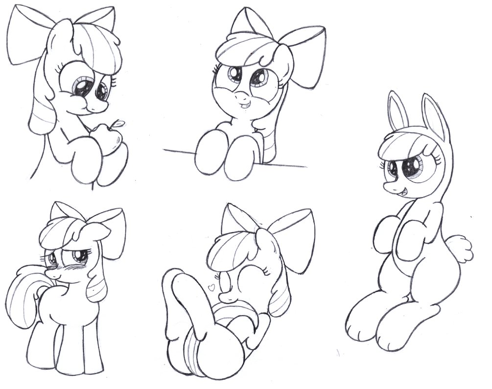 1005x794 Random Apple Bloom Sketches By Antonio Sketches