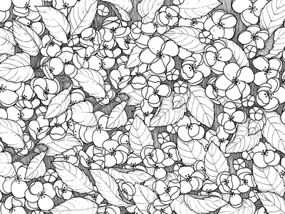 400x300 Apple Blossom Pattern By Chavilah