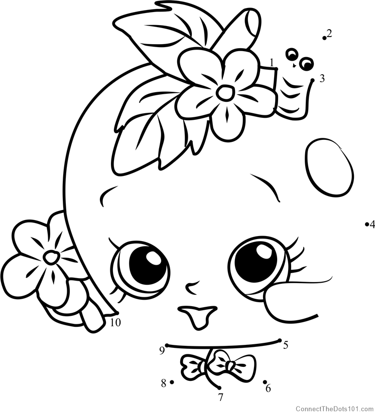 747x830 Apple Blossom Shopkins Dot To Dot Printable Worksheet