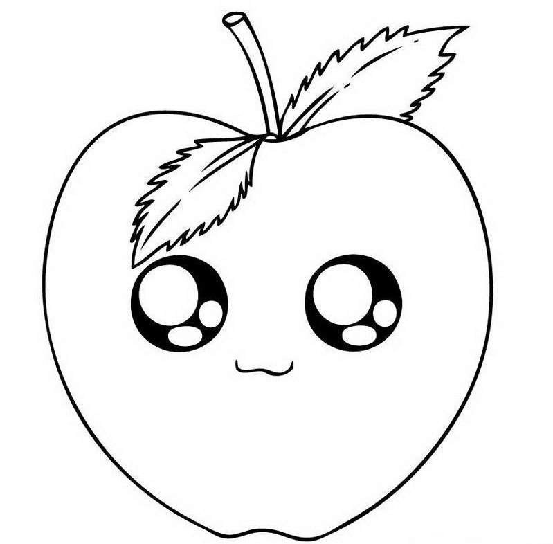 799x786 Apple Cartoon Drawings