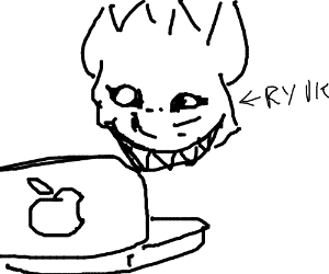 300x250 Ryuk (Death Note) Has An Apple (Computer)
