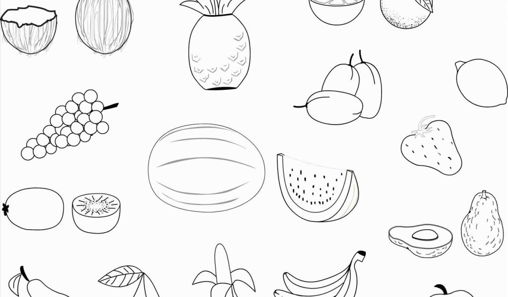 1024x600 The Images Collection Of Apple Drawing For Kids Fruits With Leaf