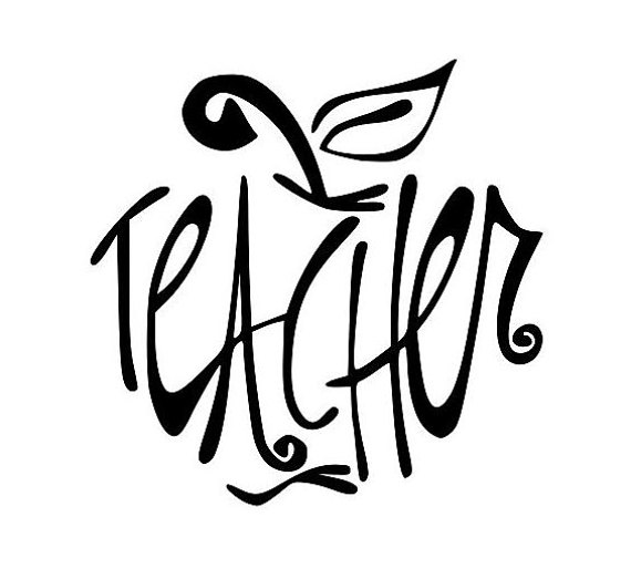 570x514 Teacher Apple Drawing Teacher Apple Clip Art Pencil