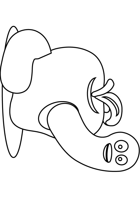 595x842 Apple Worm Drawing Picture