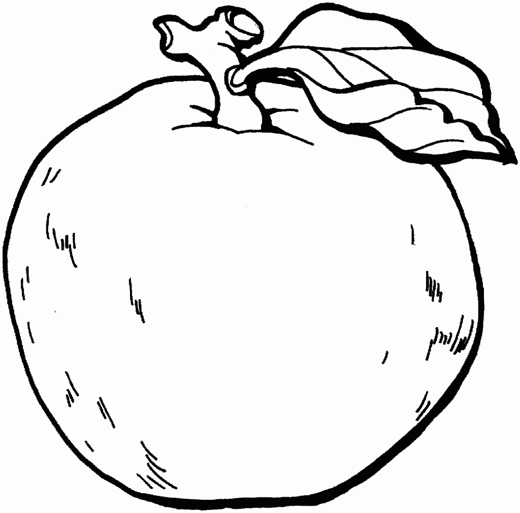 1024x1009 Apple Bad Skin Coloring Page