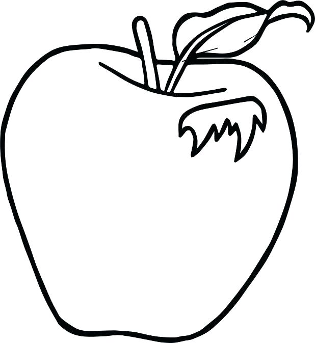 618x673 This Is Apple Coloring Pages Images Wonderful A Is For Apple